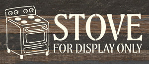 
                  
                    Load image into Gallery viewer, Stove for display only / 14x6 Reclaimed Wood Wall Decor
                  
                