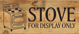 
                  
                    Load image into Gallery viewer, Stove for display only / 14x6 Reclaimed Wood Wall Decor
                  
                