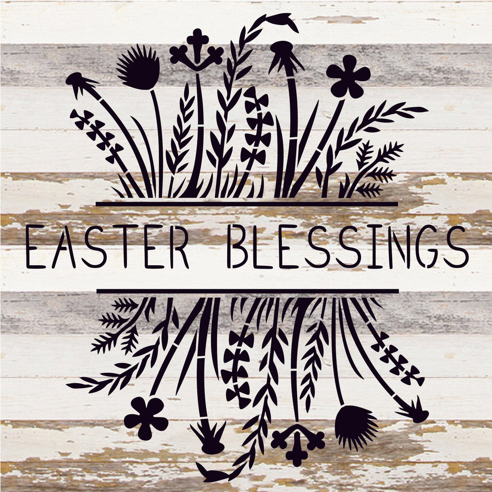 
                  
                    Load image into Gallery viewer, Easter Blessings / 14x14 Reclaimed Wood Sign
                  
                