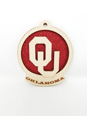 
                  
                    Load image into Gallery viewer, University of Oklahoma Ornament
                  
                