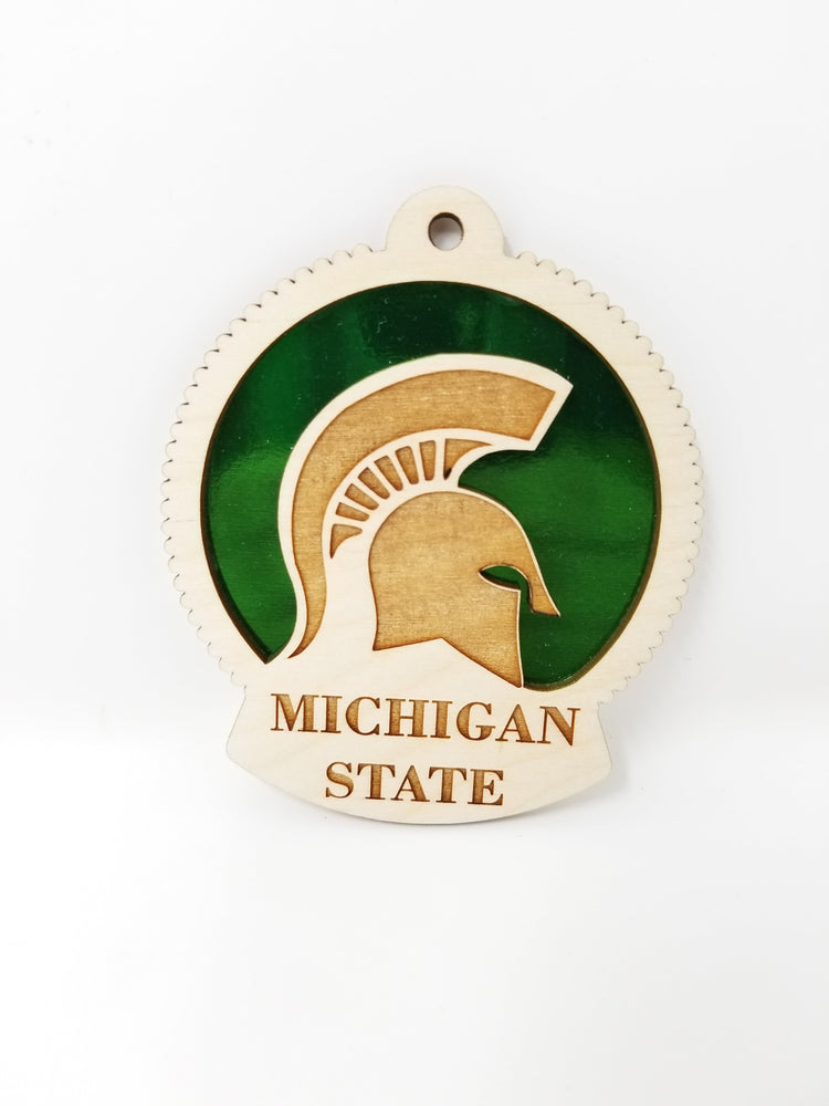 
                  
                    Load image into Gallery viewer, Michigan State University Ornament
                  
                