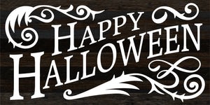 
                  
                    Load image into Gallery viewer, Happy Halloween / 24x12 Reclaimed Wood Sign
                  
                
