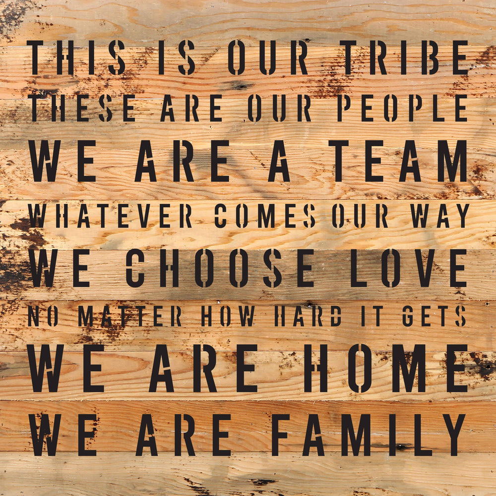 This is our tribe. These are our people. We are a Team. Whatever Comes our Way... / 10
