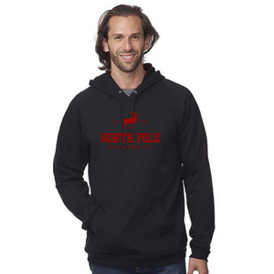 
                  
                    Load image into Gallery viewer, North Pole University Hoodie BLACK
                  
                