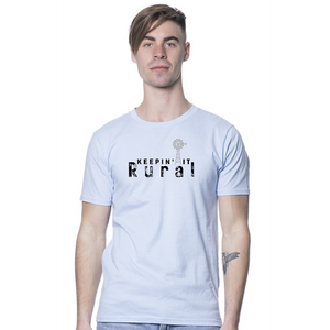 
                  
                    Load image into Gallery viewer, Keepin it rural men&amp;#39;s tee PWD BLUE
                  
                
