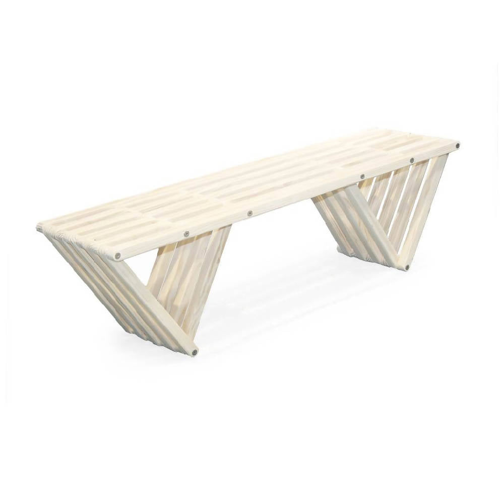 
                  
                    Load image into Gallery viewer, Backless Wood Bench X60 L 54 x W 15 x H 17 inches
                  
                