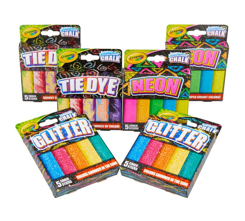Ultimate & Special Effects Sidewalk Chalk Sets, 94 Count