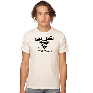 
                  
                    Load image into Gallery viewer, Be Different mens tee IVORY
                  
                