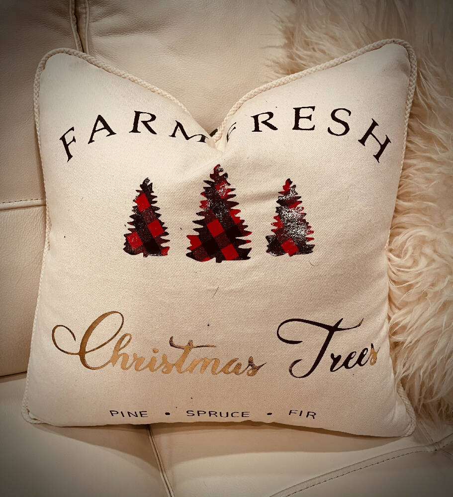 Organic Cotton Christmas Pillows