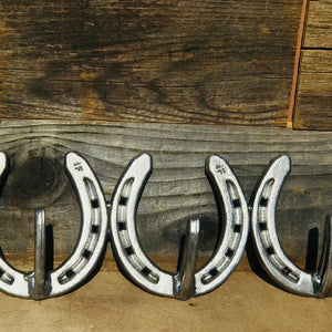 
                  
                    Load image into Gallery viewer, Rustic Horseshoe Three Mug Holder- The Heritage Forge
                  
                