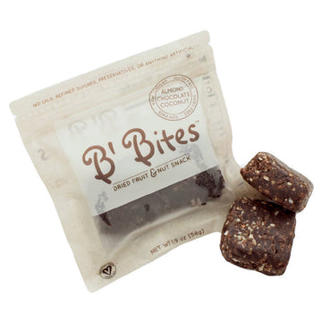 Almond Chocolate, Candy Coconut Snack Bites - Vegan and Gluten Free 1.9oz |8Pk