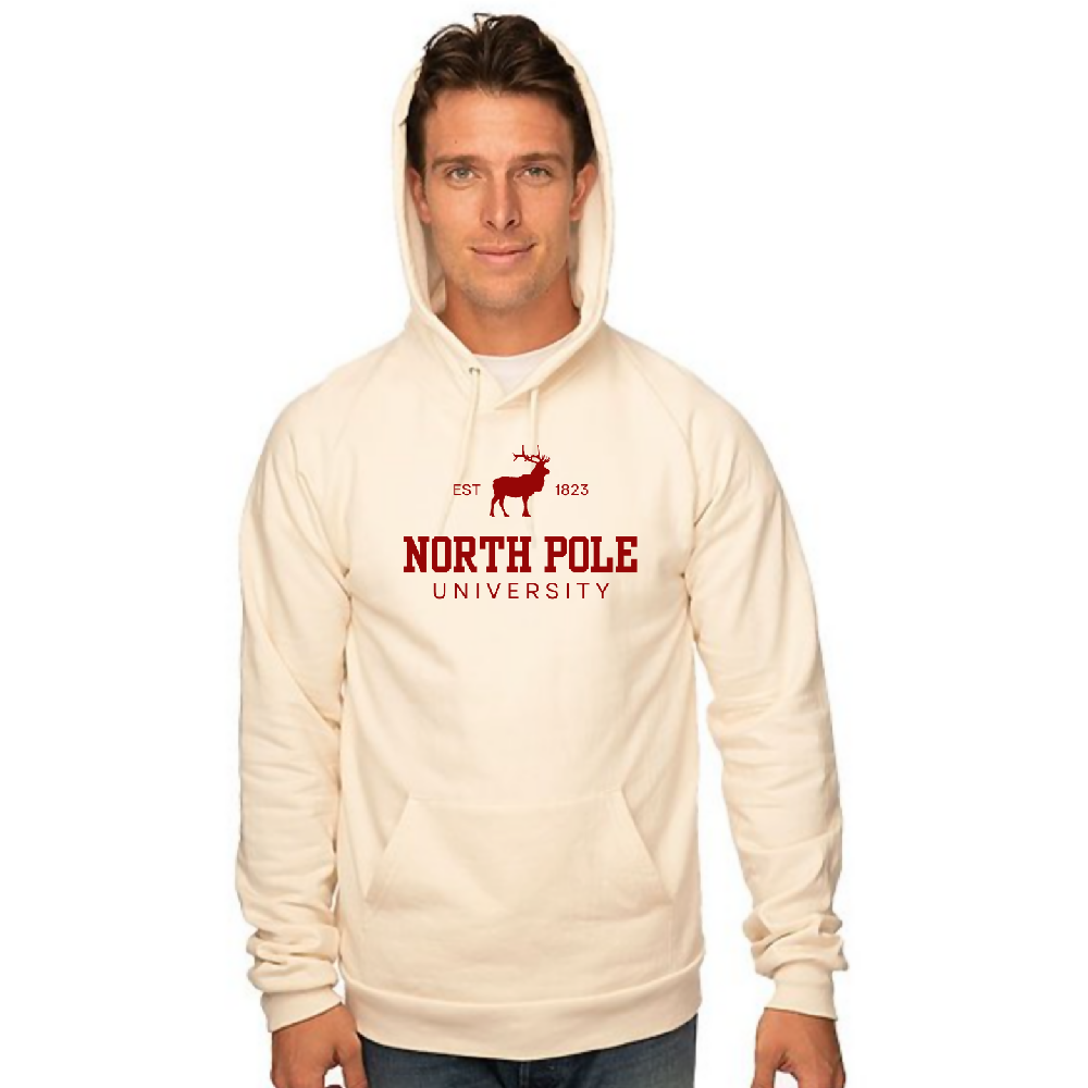 North Pole University Hoodie IVORY