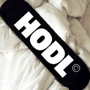 
                  
                    Load image into Gallery viewer, HODL Skateboard - INTERNATIONAL SHIPPING
                  
                