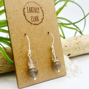 
                  
                    Load image into Gallery viewer, Labradorite Classic Earrings
                  
                