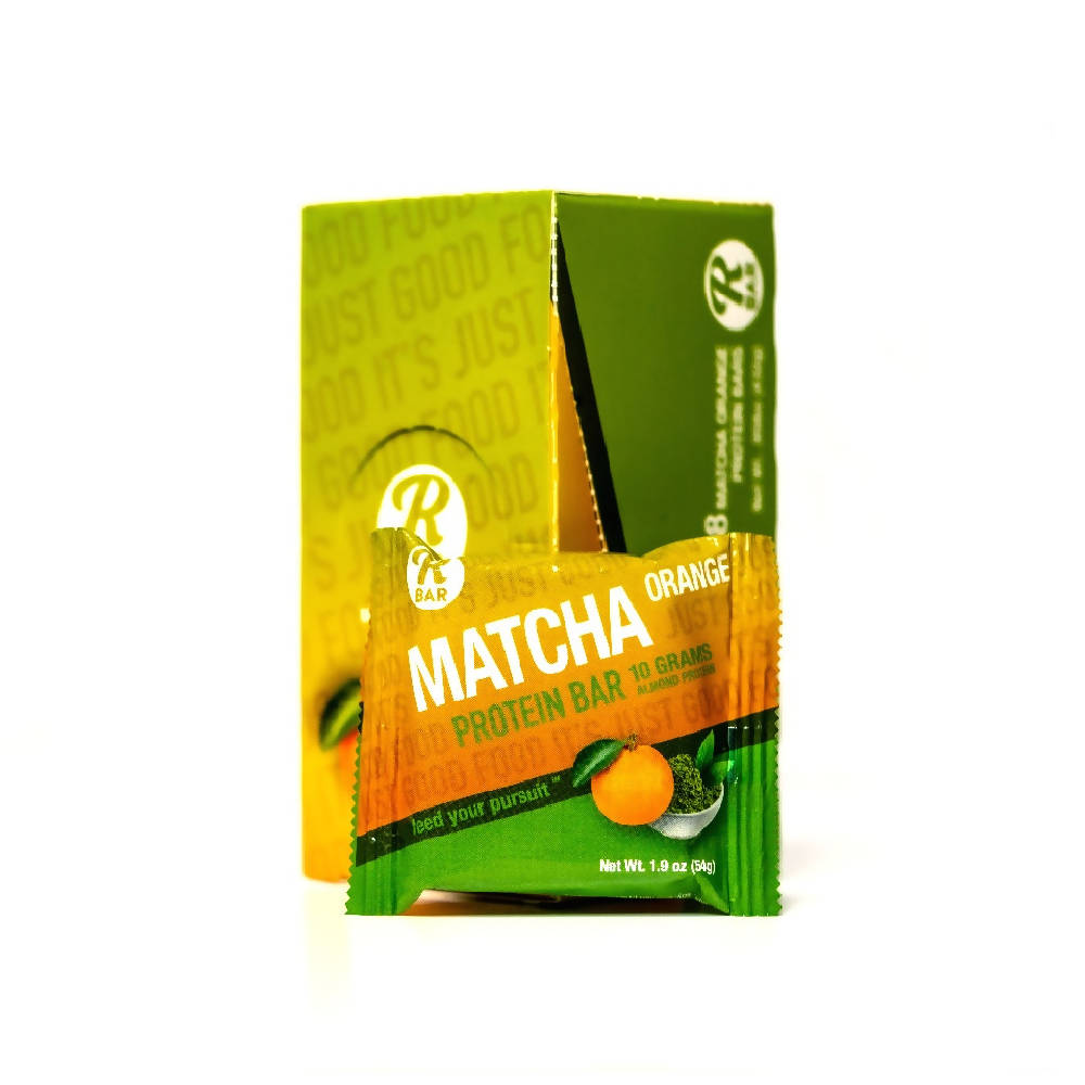 
                  
                    Load image into Gallery viewer, Matcha-O Almond Protein Bar - 8 Pack
                  
                