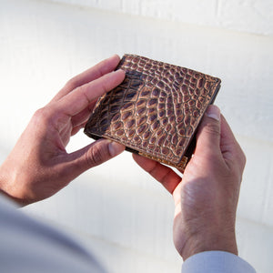 
                  
                    Load image into Gallery viewer, Handcrafted Leather Wallet - Brown
                  
                