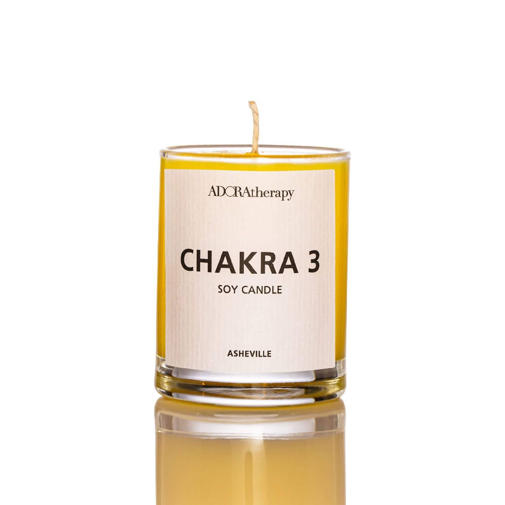 Adoratherapy Solar Plexus Chakra Candle - Thumbnail 2