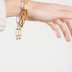 
                  
                    Load image into Gallery viewer, Paperclip Chain Bracelet
                  
                