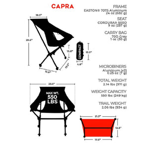 
                  
                    Load image into Gallery viewer, Capra Chair|Blackout Frame
                  
                