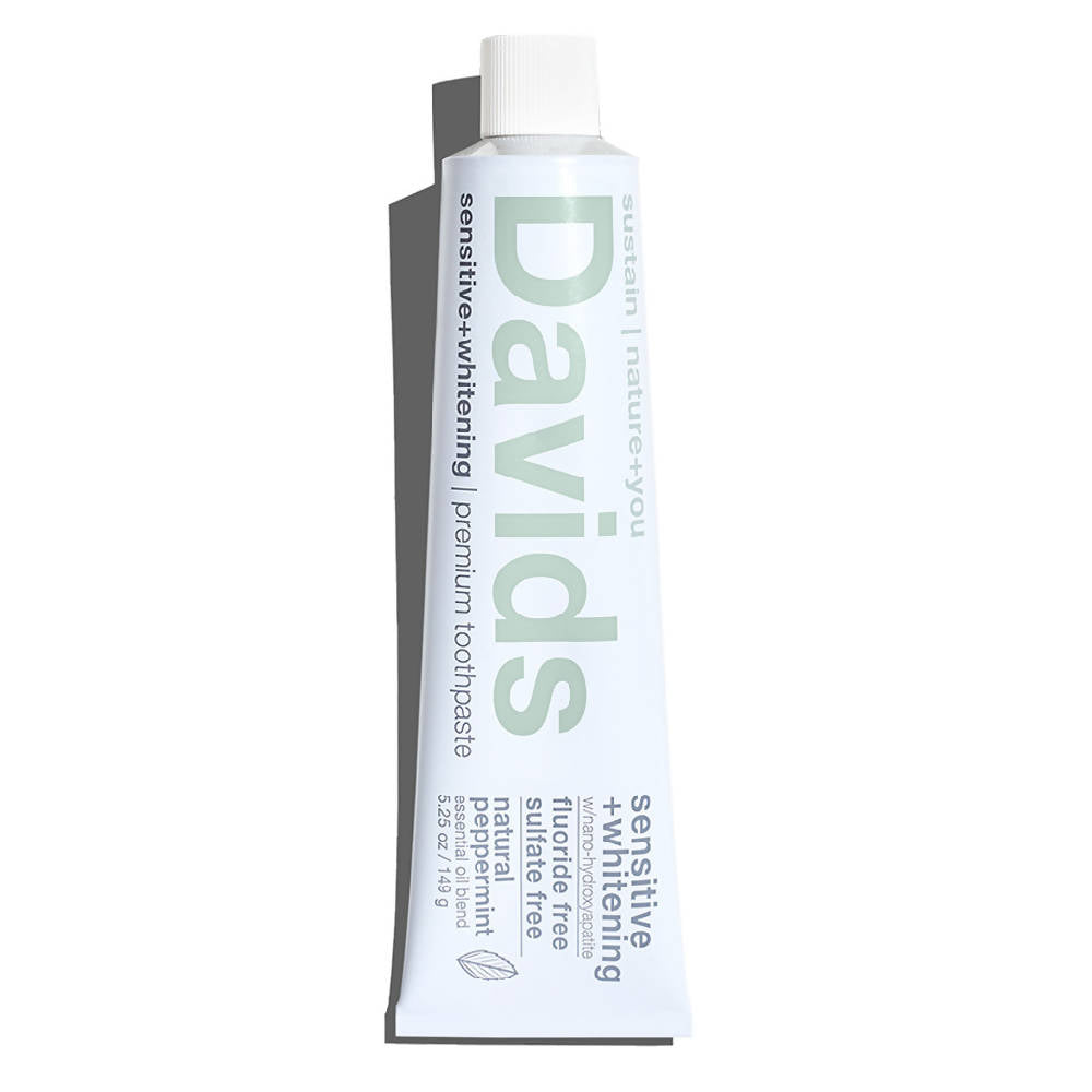 Davids | Sensitive + Whitening Nano-Hydroxyapatite Toothpaste - 3 Pack