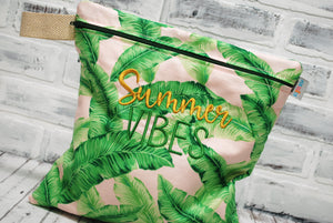 
                  
                    Load image into Gallery viewer, Personalized Palm Leaves Reusable Food Bag
                  
                