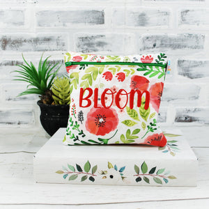 
                  
                    Load image into Gallery viewer, Bloom Poppy Personalized Reusable Food Bag
                  
                