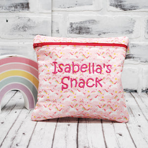 
                  
                    Load image into Gallery viewer, Tiny Unicorn Personalized Reusable Food Bag
                  
                