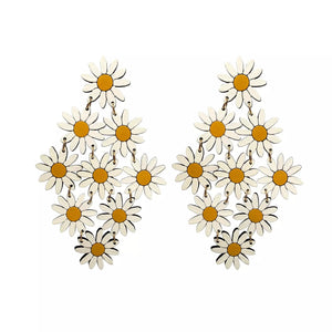 
                  
                    Load image into Gallery viewer, Daisy Chain Statement Earrings
                  
                