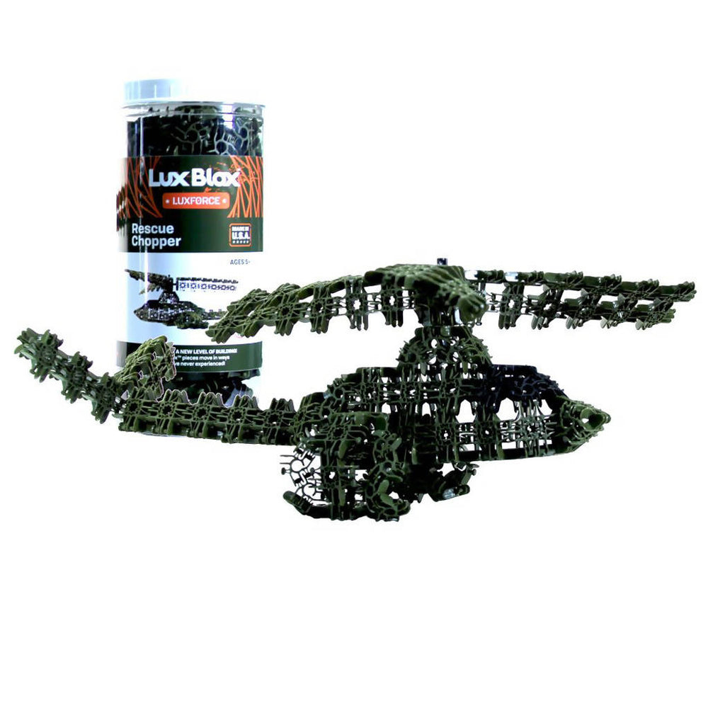 
                  
                    Load image into Gallery viewer, Lux Force Rescue Chopper Building Kit - Olive
                  
                