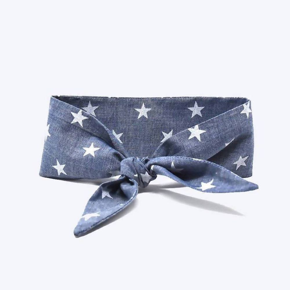 Stargazing Blue Pet Necktie
