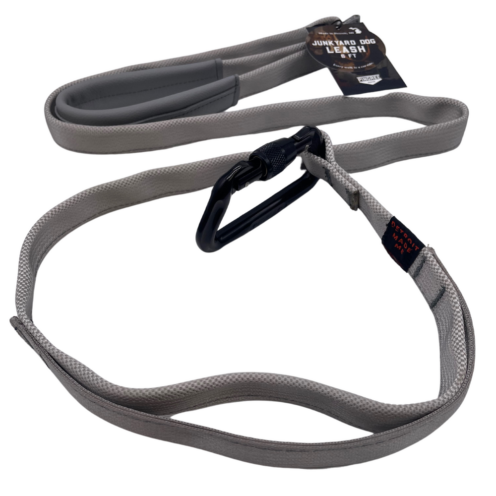 Junkyard Dog Leash - Locking Carabiner -Double handles