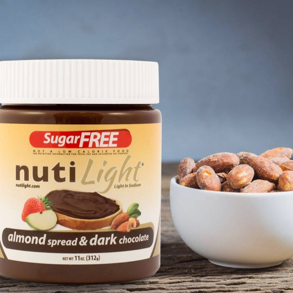 
                  
                    Load image into Gallery viewer, Nutilight Almond Spread &amp;amp; Dark Chocolate
                  
                