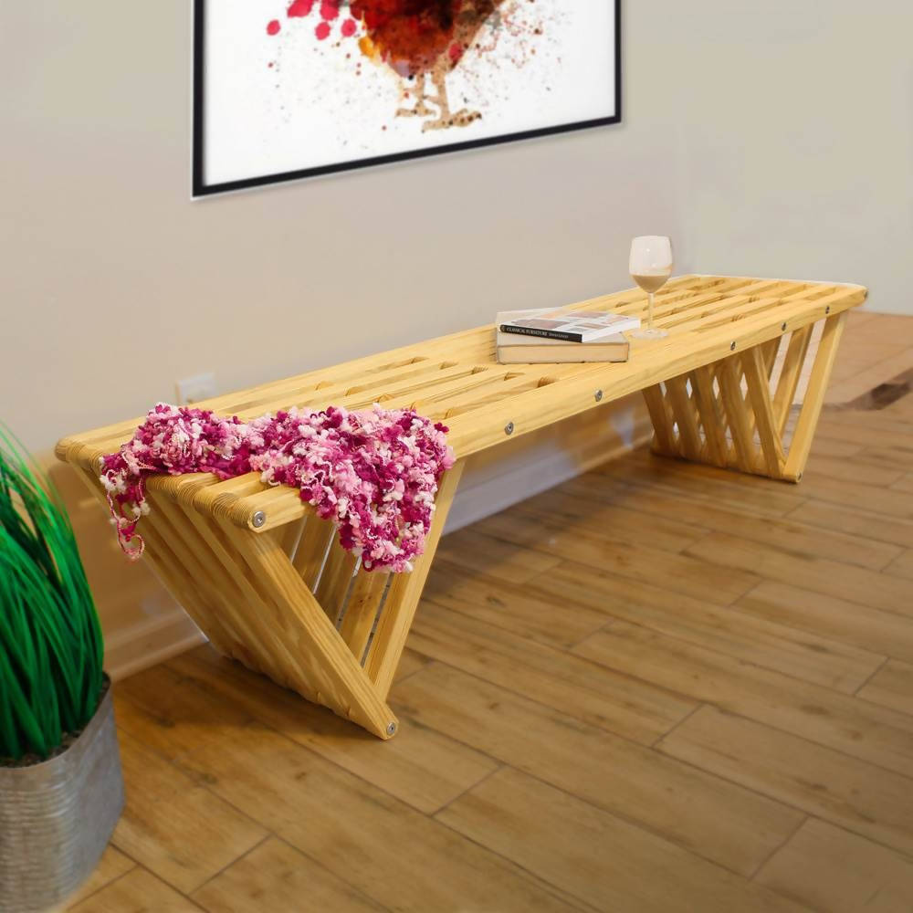 
                  
                    Load image into Gallery viewer, Backless Wood Bench L 72&amp;quot; x W 18&amp;quot; x H 17&amp;quot;
                  
                