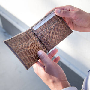 
                  
                    Load image into Gallery viewer, Handcrafted Leather Wallet - Brown
                  
                