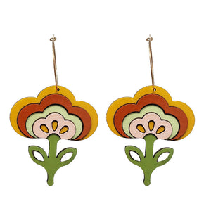 
                  
                    Load image into Gallery viewer, 70s Tulip Earrings
                  
                
