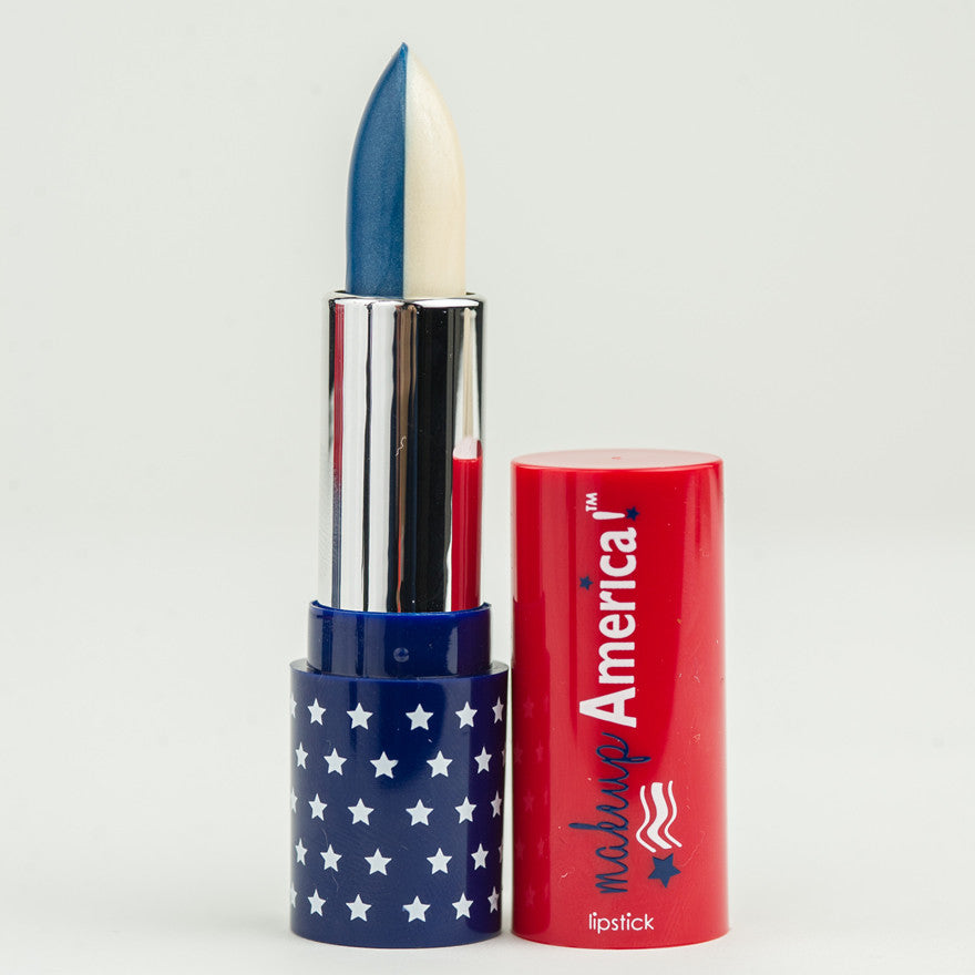 
                  
                    Load image into Gallery viewer, Lady Liberty Blue and White Lipstick
                  
                