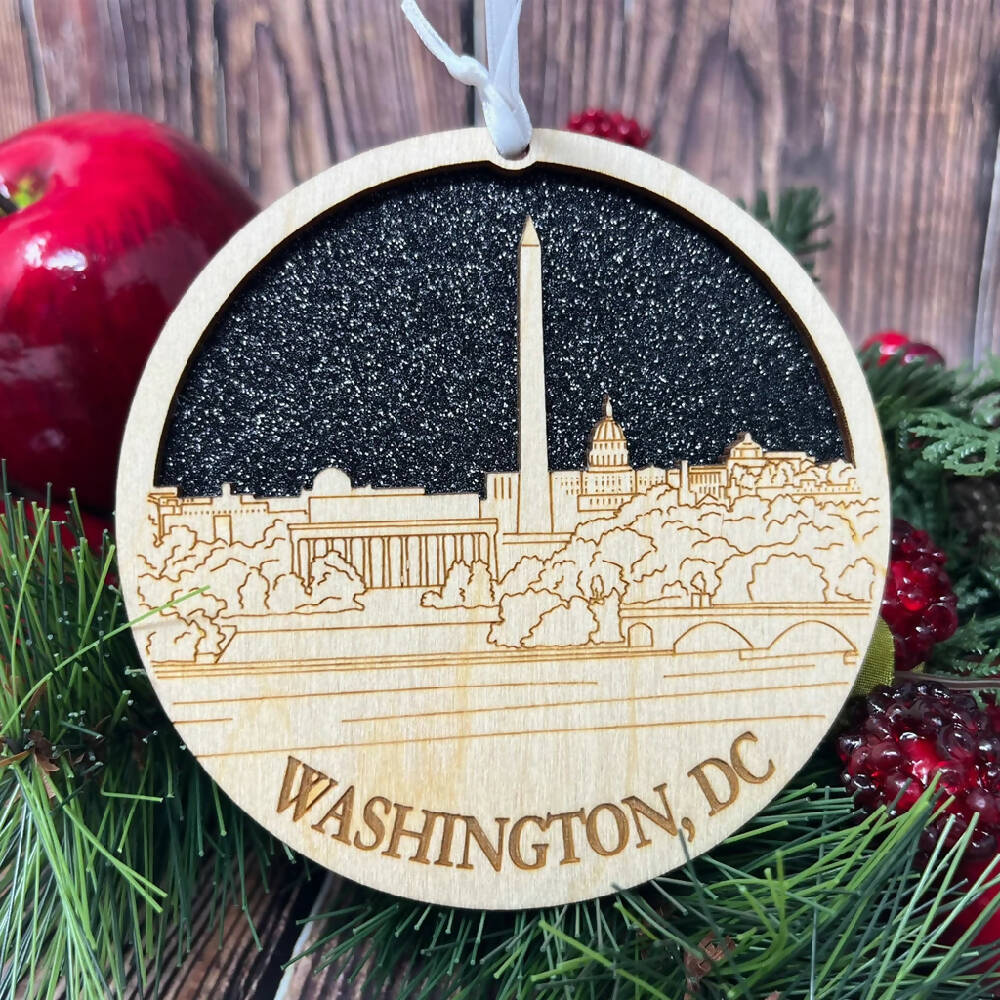 Washington DC Skyline Ornament