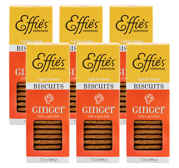 Effie's Homemade Ginger Biscuit 6 Pack