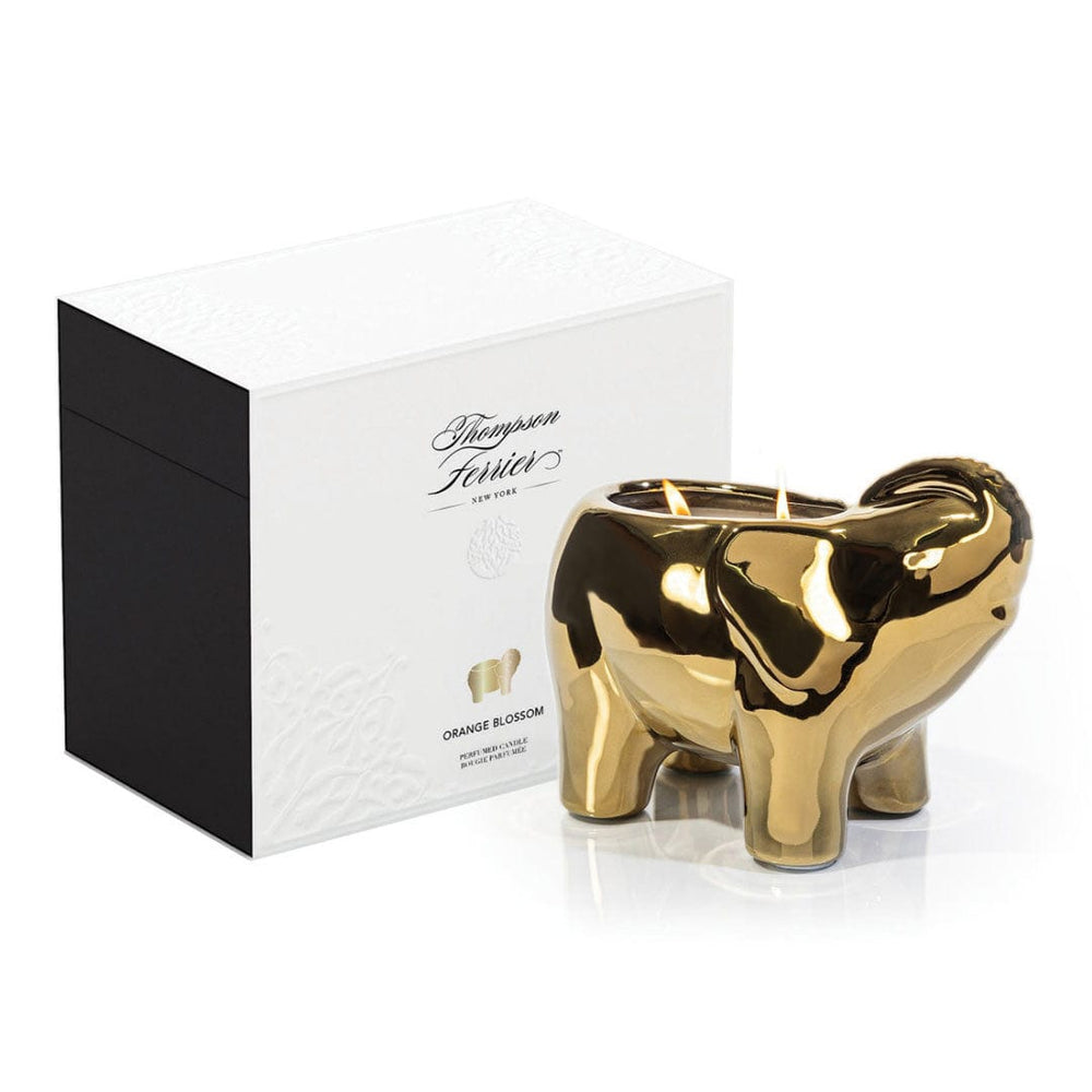 
                  
                    Load image into Gallery viewer, Gold Elephant Candle
                  
                