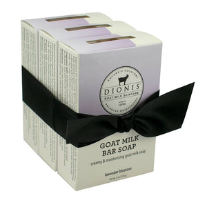 
                  
                    Load image into Gallery viewer, Dionis Lavender Blossom Goat Milk Bar Soap Bundle
                  
                