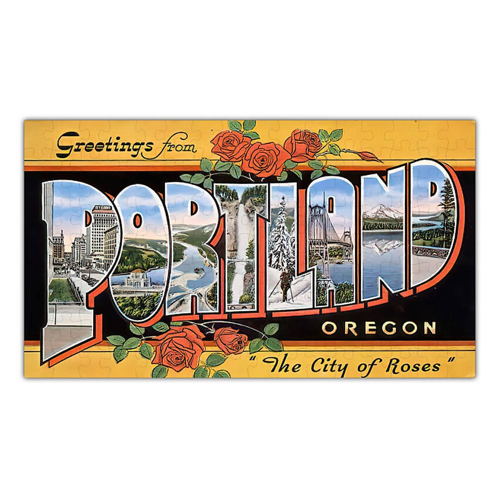 
                  
                    Load image into Gallery viewer, Vintage Portland Jigsaw Puzzle - 144PCS
                  
                