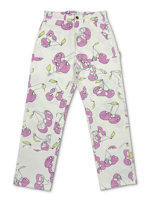 
                  
                    Load image into Gallery viewer, Pink Cherries Double Knee Work Pants
                  
                