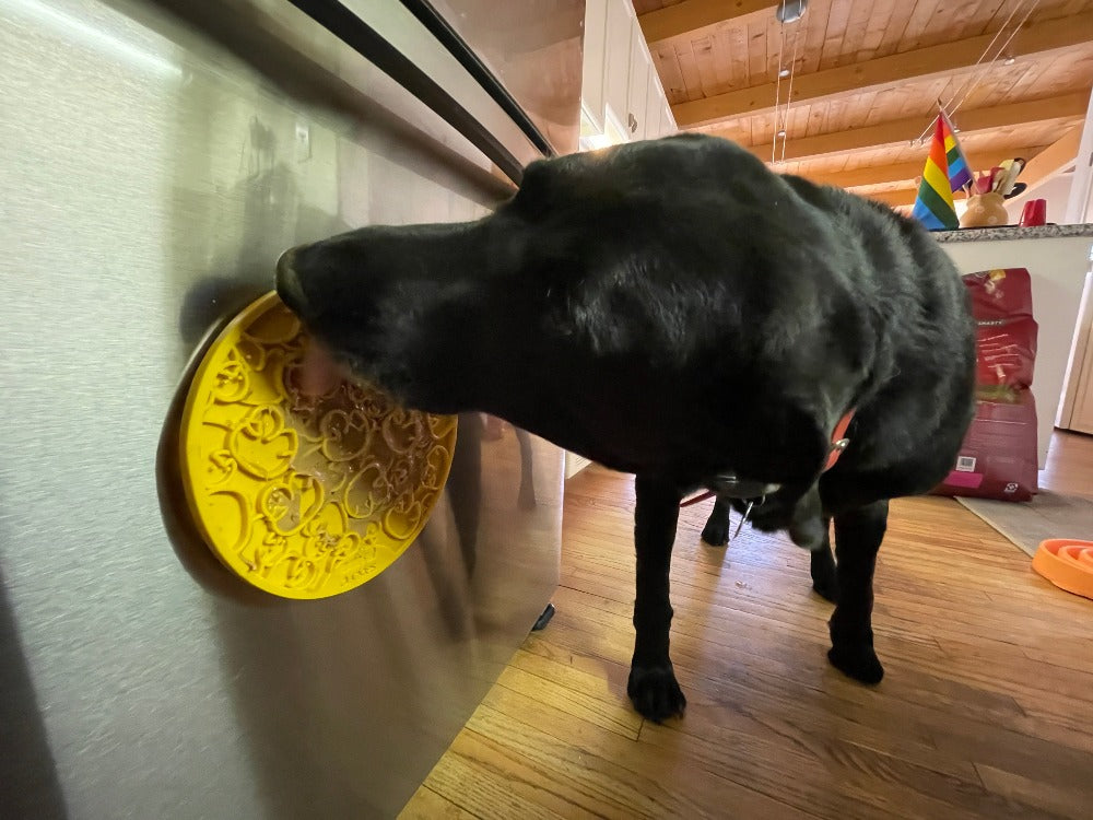 
                  
                    Load image into Gallery viewer, Duckies Design eMat Enrichment Lick Mat With Suction Cups
                  
                