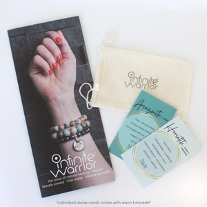 
                  
                    Load image into Gallery viewer, Aquamarine Bracelet | Matte with a Pearl
                  
                