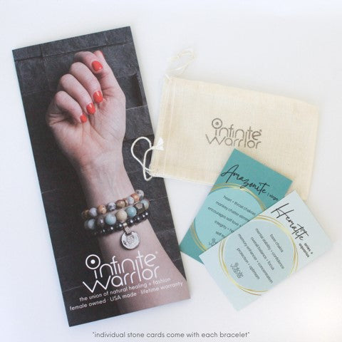 
                  
                    Load image into Gallery viewer, Turquoise Bracelet | Matte African + Coffee Bean
                  
                