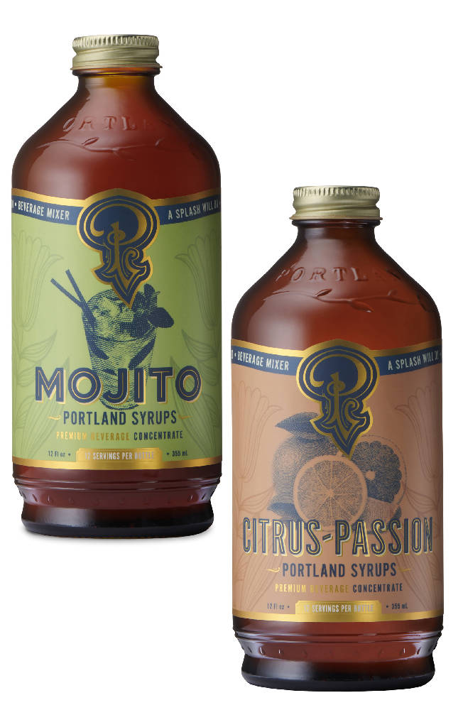 Mojito and Citrus Passion Fruit Syrup SET/2