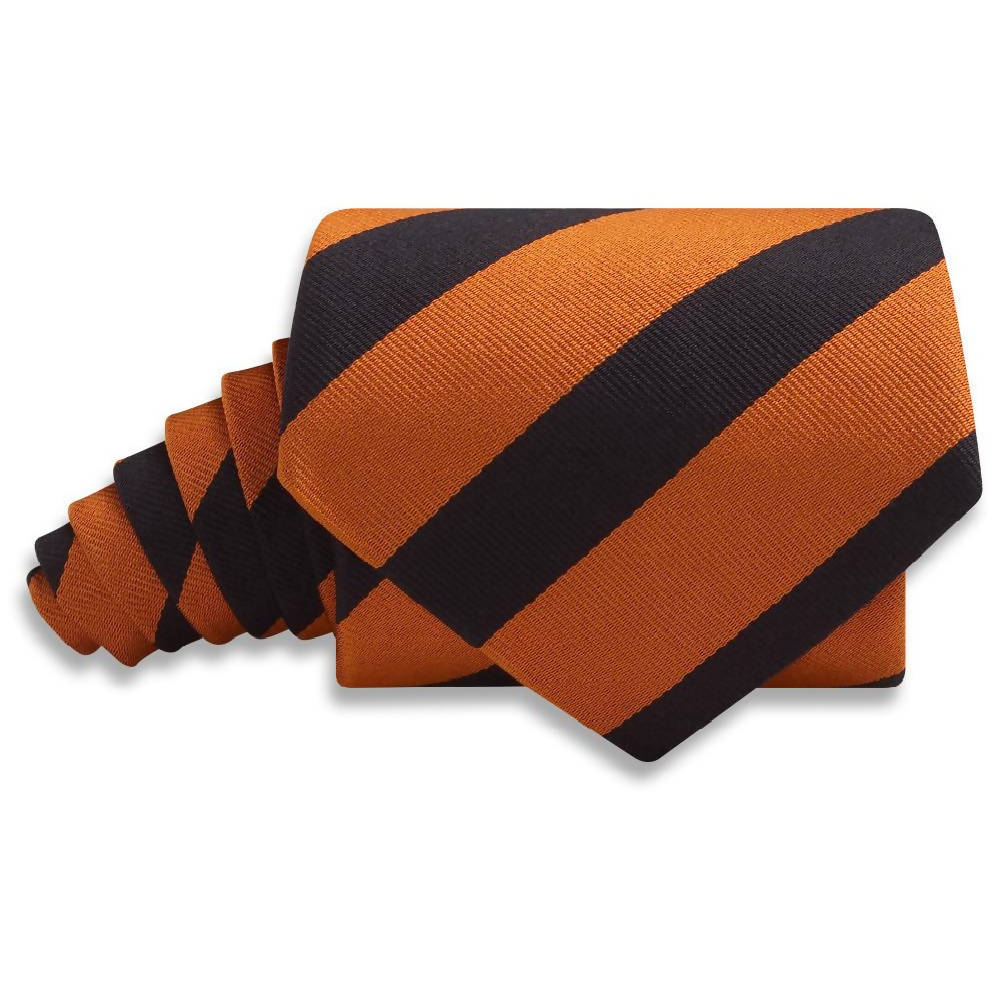 Collegiate Orange And Black - Neckties