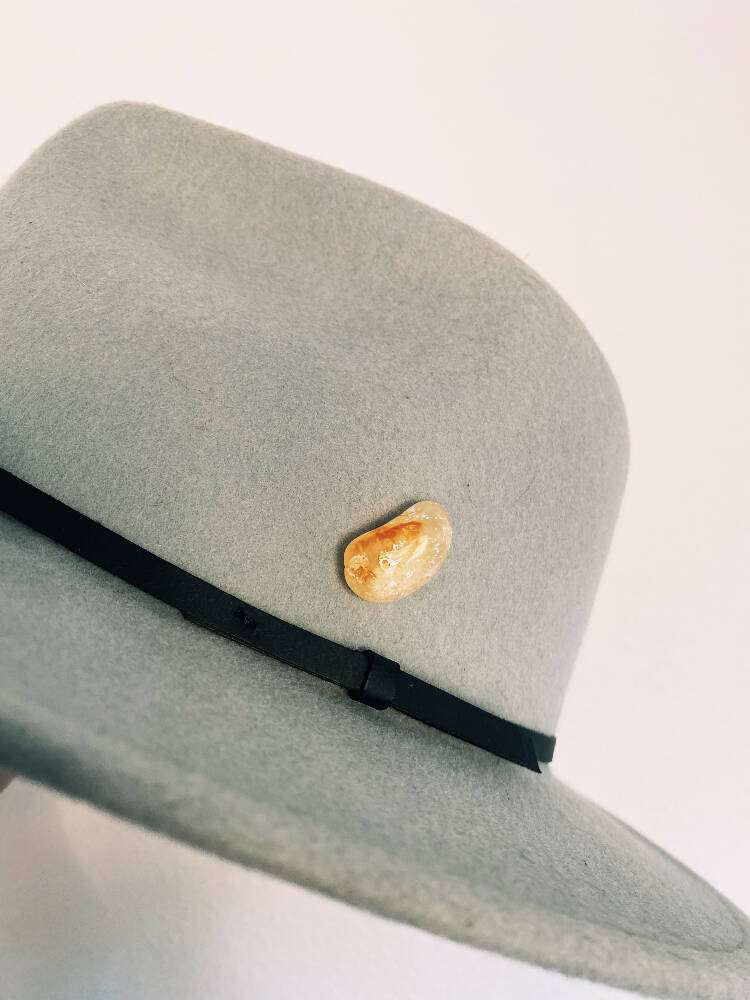 
                  
                    Load image into Gallery viewer, One Of A Kind Sea Stone Hat and Tie Pin
                  
                