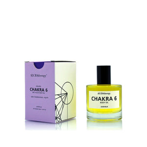 
                  
                    Load image into Gallery viewer, CHAKRA DRY TOUCH HEALING BODY OIL NUMBER 6
                  
                