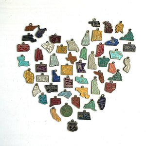 
                  
                    Load image into Gallery viewer, Choose Your State Charm Bracelet - All 50 States
                  
                